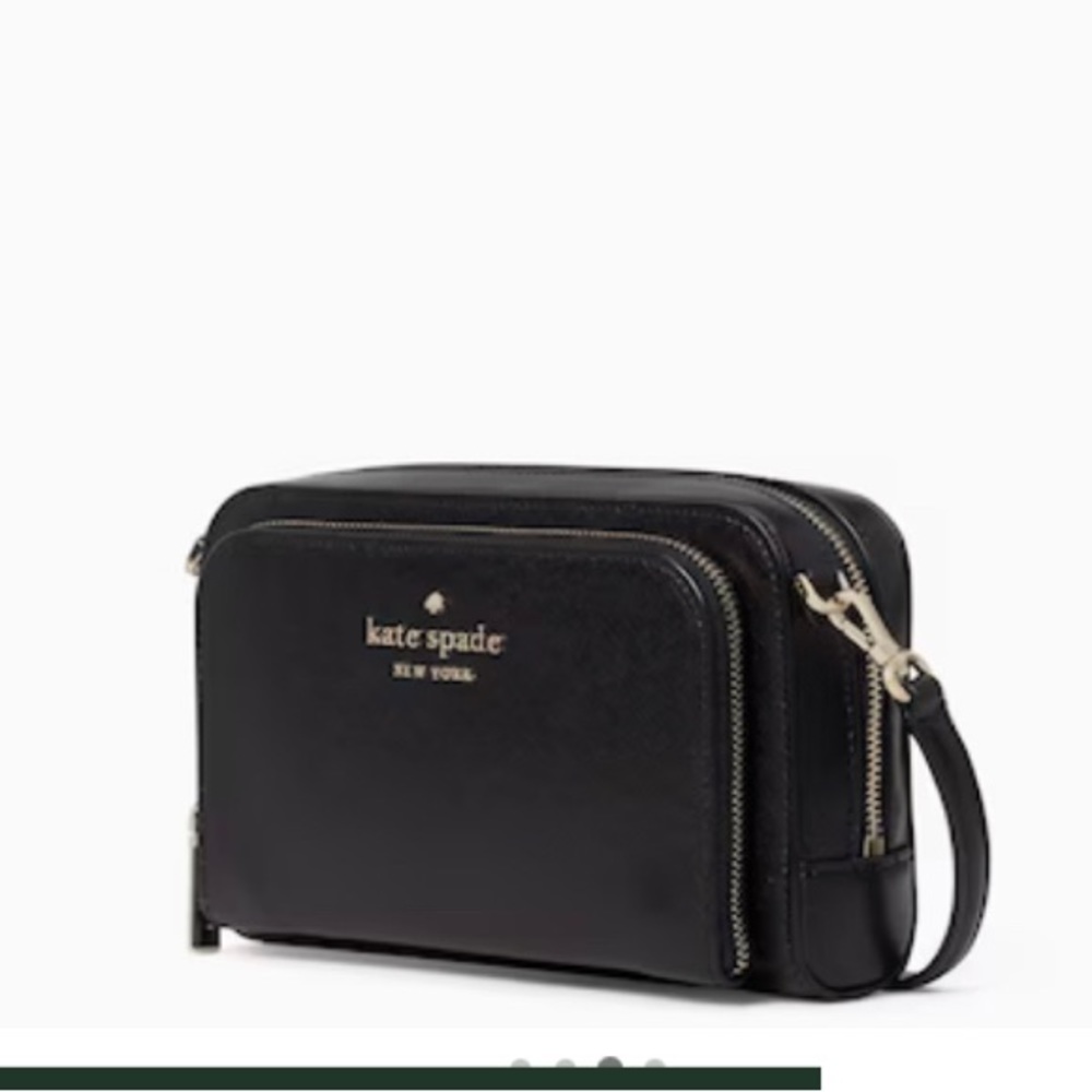 New with Tags Kate spade small zip around crossbod saffiano leather